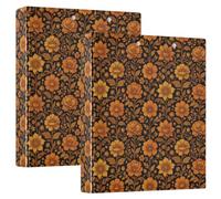 Ringing File Folder 3 Ringing 1.5 Inch Pack of 2 Floral William Morris