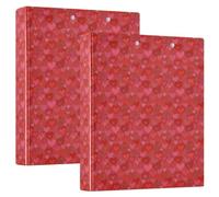 Ringing File Folder 3 Ringing 1.5 Inch Pack of 2 Heart Cute