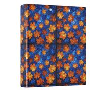Ringing File Folder Three Ringing 1.5 in Pack of 1 Fall Maple Leaves Stained