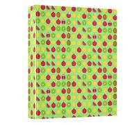 Ringing File Folder Three Ringing 1.5 in Pack of 1 Fresh Sliced Mixed Fruits