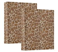 Ringing Folder Three Ringing 1.5 in Pack of 2 Warm Brown Cream