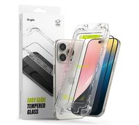 Ringke 2 Pack Easy Slide Glass Screen Protector for iPhone 16 Pro / Pro Max
