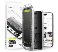 Ringke 2 Pack Easy Slide Privacy Glass Screen Protector for Apple iPhone 16 Pro