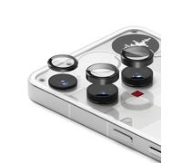 Ringke Camera Lens Frame Compatible with Nothing Phone (3) Camera Lens Protector [2 Pack] [Metal Individual Ring Cover] HD Clear 9H Scratch Resistant Tempered Glass with Oleophobic Coating
