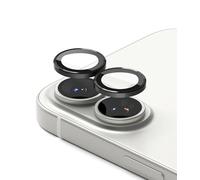 Ringke Camera Lens Frame for iPhone 17 Camera Lens Protector [2 Pack] [Metal Individual Ring Cover] HD Clear 9H Scratch Resistant Tempered Glass