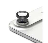 Ringke Camera Lens Frame for iPhone Air Camera Lens Protector [2 Pack] [Metal Individual Ring Cover] HD Clear 9H Scratch Resistant Tempered Glass