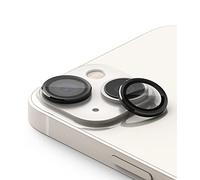 Ringke Camera Lens Frame Glass Compatible with iPhone 14, iPhone 14 Plus, Anti-Fingerprint Goating Adhesive Camera Lens Protector - Black