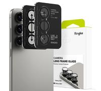 Ringke Camera Lens Frame Glass Protector 2 Pack for Galaxy S25+ Plus - Black
