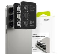 Ringke Camera Lens Frame Glass Protector 2 Pack for Samsung Galaxy S25 - Black