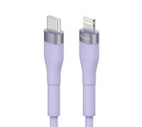 Ringke Fast Charging Pastel Cable [1.2M / 20W], USB Type C to Lightning Rapid Charger Compatible with iPhone 15 14 13 12 11 XS XR X Mini 8 7 6S 6 Plus SE iPad, AirPods, etc. - Purple