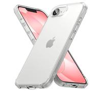 Ringke for iPhone 17e / 16e Case, Fusion (Matte Clear) | Anti-Fingerprint Translucent, Shockproof TPU Bumper, Scratch-Resistant PC Back