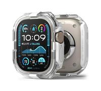 Ringke Fusion Bumper Compatible with Apple Watch Ultra 2/1 Case, [Double-Layer] Rugged Bumper Frame Protection Transparent Color Cover - White