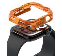 Ringke Fusion Bumper for Apple Watch Series 11/10 46mm Case [Double-Layer] Rugged Bumper Frame Protective Cover - Neon Orange