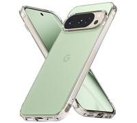 Ringke Fusion Compatible with Google Pixel 10 Pro / 10 Case [Anti-Fingerprint Frosted Back] Slim Translucent Protective Cover with Shockproof Bumper - Matte Clear