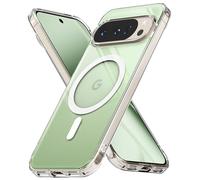Ringke Fusion Designed for Google Pixel 10 Pro / 10 Case [Compatible with Pixelsnap/MagSafe] [Scratch Resistant] Slim Transparent Protective Cover with Shockproof Bumper - Magnetic Clear