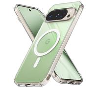 Ringke Fusion Designed for Google Pixel 10 Pro XL Case [Compatible with Pixelsnap/MagSafe] [Scratch Resistant] Slim Transparent Protective Cover with Shockproof Bumper - Magnetic Clear