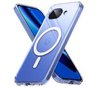 Ringke Fusion for Google Pixel 10a Case [Compatible with MagSafe] [Scratch Resistant] Slim Transparent Protective Cover with Shockproof Bumper - Magnetic Clear