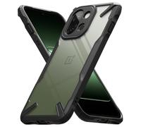 Ringke Fusion-X Compatible with OnePlus 13s Case [Heavy Duty Protection] Scratch Resistant Shockproof Protective X-Design Bumper Cover - Black