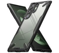 Ringke Fusion-X Compatible with Samsung Galaxy S23 Ultra Case, [Heavy Duty Protection] Rugged Shockproof Anti-Scratch Advanced Protective Bumper Phone Cover - Black