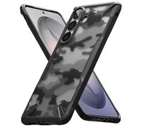 Ringke Fusion-X for Samsung Galaxy S26 Case [Heavy Duty X-Frame] Rugged Shockproof Bumper Protective Cover with Non-Slip Side Grip - Camo Black