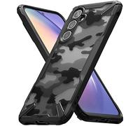 Ringke Fusion-X [Heavy Duty Protection] Compatible with Samsung Galaxy A54 5G Phone Case, Scratch Resistant Shockproof Protective X-Design Bumper Cover - Camo Black