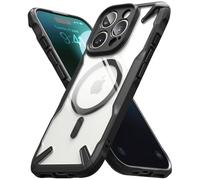 Ringke Fusion-X Magnetic [Compatible with MagSafe] for iPhone 16 Pro Case, Rugged Bumper Shockproof Anti-Scratch Advanced Protection Bumper Phone Cover for Magnetic Charger/Accessories - Black