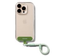 Ringke Holder Link Flow Finger Ring Strap with Patch, Adjustable Anti-Drop Cell Phone Lanyard Charm for Universal Smartphone Cases, Keychain, Cameras, etc. - Mute Mint