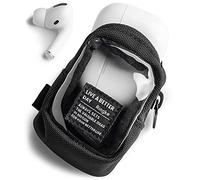 Ringke Mini Pouch [Block] Nylon Carrying Pouch Small Bag for AirPods, Galaxy Buds, Earphones, Cards, ID - Clear