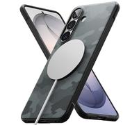 Ringke Onyx for Samsung Galaxy S26 Case [Compatible with MagSafe] [Anti-Fingerprint Texture] Slim Lightweight Shockproof Cover with Non-Slip Side Grip - Magnetic Camo Black