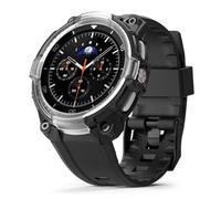 Ringke Rugged Gear for Samsung Galaxy Watch 8 Classic 46mm [Case & Strap Combo] Shockproof Protective Bumper Cover with Detachable Watch Band - Black