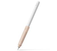 Ringke Silicone Drafting Grip Holder Compatible with Apple Pencil Series Case, Soft Silicone Non-Slip Ergonomic Grip Pen Holder for Apple Pencil Pro/USB C / 2nd/1st Generation Cover - Pink Sand