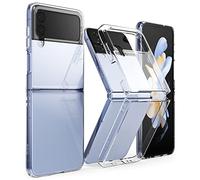 Ringke Slim Case Compatible with Samsung Galaxy Z Flip 4, Premium Thin Transparent Hard PC with Non-Slip Grip Protective Phone Cover for Z Flip4 5G (2022) - Clear