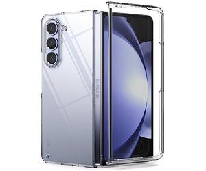 Ringke Slim Case Compatible with Samsung Galaxy Z Fold 5, Non-Yellowing Transparent Hard PC Protective Phone Case for Z Fold 5 5G (2023) - Clear