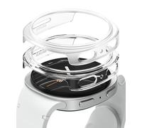 Ringke Slim Compatible with Samsung Galaxy Watch 8 40mm Case [2 Pack] Ultra Thin Lightweight Hard PC Cover - Clear & Alphine Clear