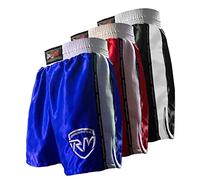 RingMaster BoxR Series Boxing Shorts Trunks Senior Adults Training Gym MMA (XX Large, Blue)