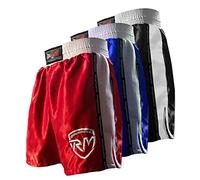 RingMaster BoxR Series Kids Boxing Shorts Trunks Junior Children (XX Small, Red)
