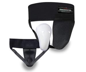 RingMaster Groin Guard with Removable Cup for Boxing, Kickboxing, MMA, Muay Thai, BJJ, protective Abdominal Jock Strap for Training, Sparring, Taekwondo, Karate, Martial Arts and Cricket Extra Large