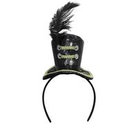 Ringmaster Hat For Girls - Mini Top Hat Headband Fascinator Showman Headband Hat For Circus Costume Accessories For Adult Kids