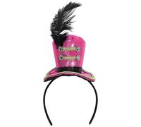 Ringmaster Hat For Girls - Mini Top Hat Headband Fascinator Showman Headband Hat For Circus Costume Accessories For Adult Kids