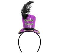 Ringmaster Hat For Girls - Mini Top Hat Headband Fascinator Showman Headband Hat For Circus Costume Accessories For Adult Kids