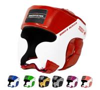 RingMaster Kids Head Guard Gear Boxing MMA Martial Arts Protector Kick (Red, Extra Small)