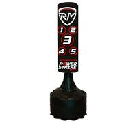RingMaster Sports Free Standing Punch Bag PowerStrike 1000 Stand Alone Kick Mitt Training (6 ft)
