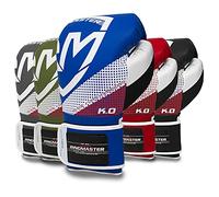 RingMaster Sports Pro Boxing Gloves Training Sparring Bag Mitts MMA Punch Fight (Striking Blue, 16oz)