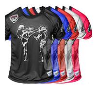 RingMaster T-Shirt Senior Adults Kickboxing MMA Thai Training Fitness Martial Arts (X Large, Black)