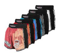RingMaster Warrior Kids Kickboxing Thai Shorts Kick Training Clothing MMA Martial Arts (Pink, X Small)