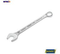 HAZET Combination Wrench 603-14 – 14 mm, 170 mm, 12-Point, Chrome-Plated, Cranked