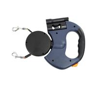 Ringrabile Two Dogs Rope- 20 x 19 x 4 cm Double Leash, Rope Foot for Animals, Our Retractable Pet Rope boasts a sturdy structure made of sturdy ab and nylon to provide a cont