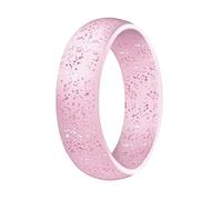 Rings Black Set Wide Ring Yoga Ring Sports Ring Pearl Light Silicone Ring Series Pigeons Rings, A3, Silica gel, No Gemstone
