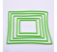 Rings For Aquarium - Square Plant Corral Set With Five Different Sizes Ten Pieces Total - Perfect For Fish Pellets Food Aquarium Plants Tank Decorations D