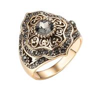 rings for women stainless steel Gift Antique Wedding Rings JewelryYou As Send Gold Ring Bride Crystal Stone Also Wedding Boho Color Your Big A Mother's Vintage Day Ethnic Can Mother Boy